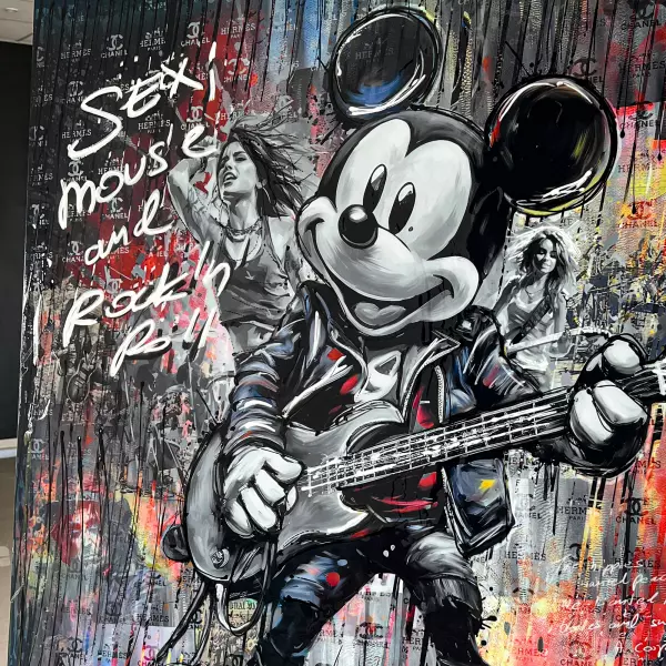 Bild 0 von Pop Art Mickey Rockstar