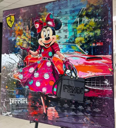 Pop Art Mouse Italian Shopping