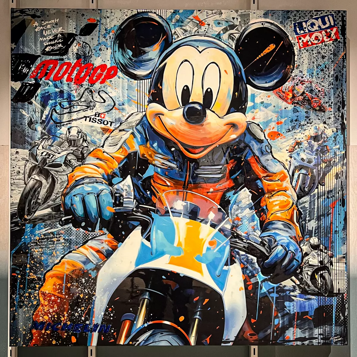 Bild 0 von Pop Art Mickey Moto GP