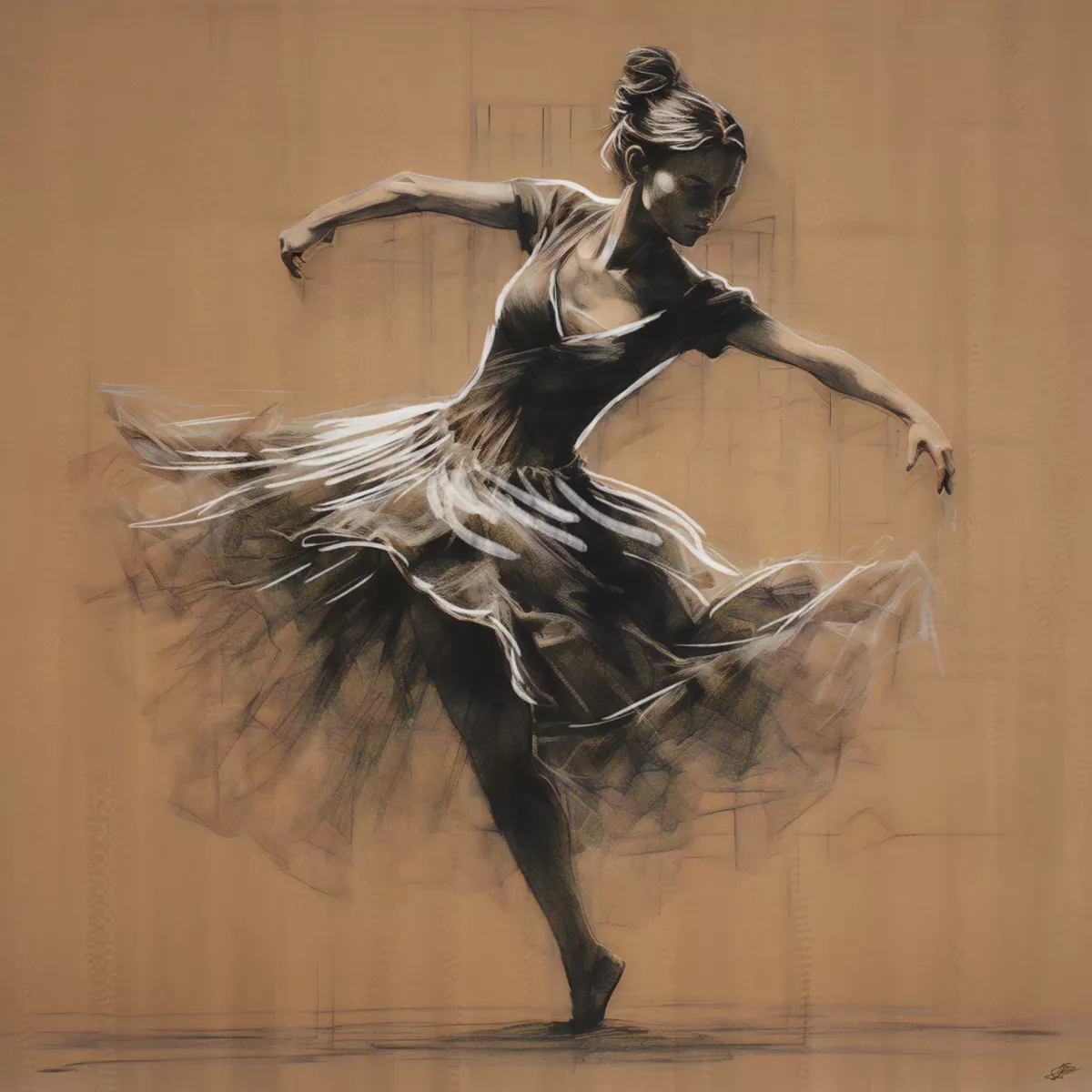 Bild 0 von Ballerina Kunstbild